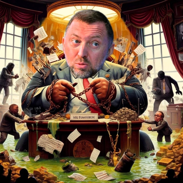 Deripaska is trying to separate himself from criminal circles